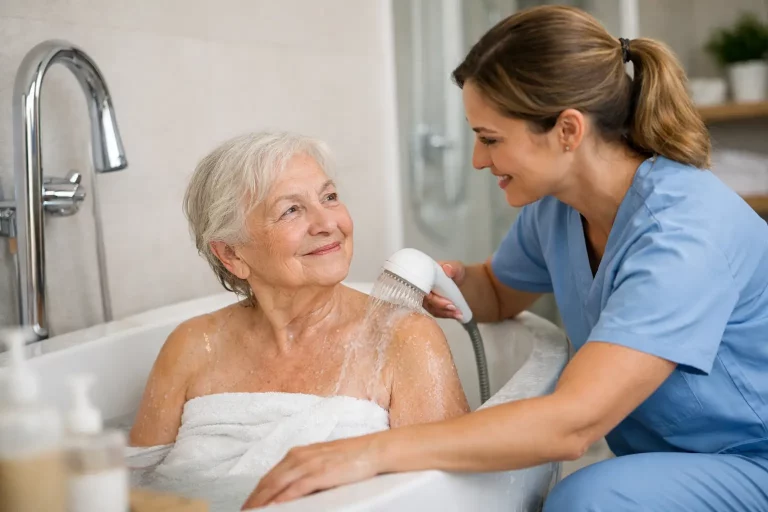 Bathing Assistance for Elderly at Home Safely