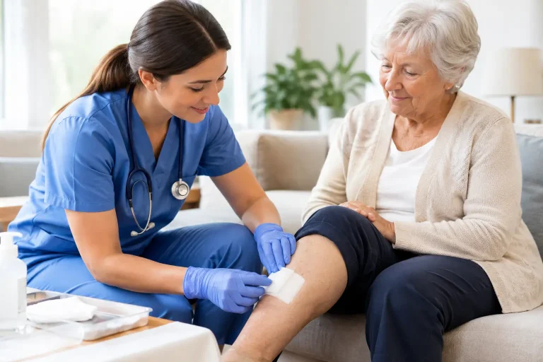 How Wound Care Works at Home for Seniors